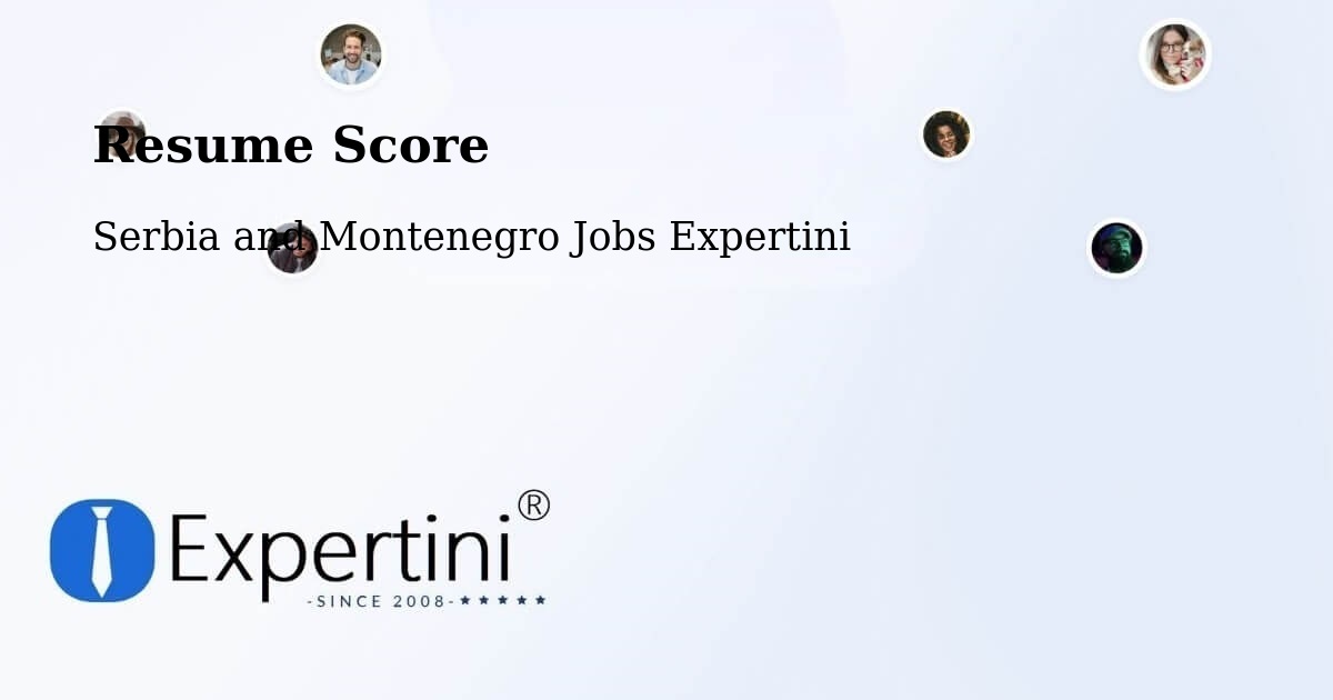 Resume Score & Job Description Match Tool – Hope - Serbia and Montenegro Jobs Expertini